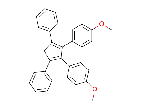 2,3-bis-(4-methoxy-phenyl)-1,4-diphenyl-cyclopenta-1,3-diene
