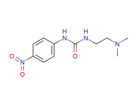 Molecular Structure of 701926-07-0 (<i>N</i>-(2-dimethylamino-ethyl)-<i>N</i>'-(4-nitro-phenyl)-urea)