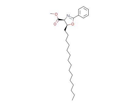 5<i>c</i>-pentadecyl-2-phenyl-4,5-dihydro-oxazole-4<i>r</i>-carboxylic acid methyl ester
