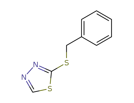 Molecular Structure of 42609-18-7 (1,3,4-Thiadiazole, 2-[(phenylmethyl)thio]-)