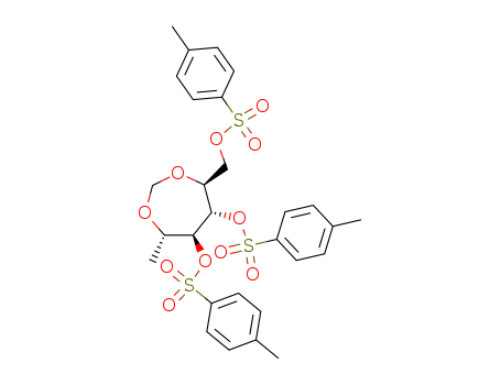 4-methyl-5,6-bis-(4-methylphenyl)sulfonyloxy-7-[(4-methylphenyl)sulfonyloxymethyl]-1,3-dioxepane cas  5399-36-0