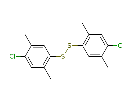 Molecular Structure of 88519-70-4 (Disulfide, bis(4-chloro-2,5-dimethylphenyl))
