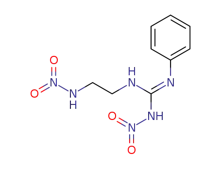 <i>N</i>-nitro-<i>N</i>'-(2-nitroamino-ethyl)-<i>N</i>''-phenyl-guanidine