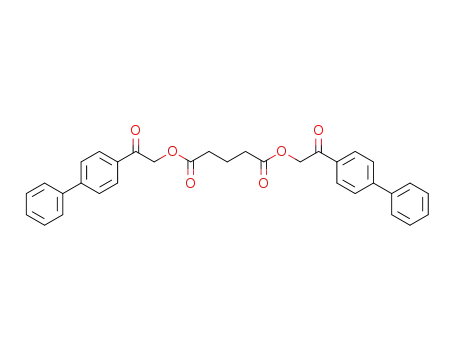 Molecular Structure of 5166-50-7 (bis[2-(biphenyl-4-yl)-2-oxoethyl] pentanedioate)