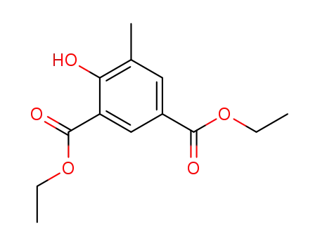 Molecular Structure of 7504-67-8 (4-HYDROXY-5-METHYL-ISOPHTHALIC ACID DIETHYL ESTER)