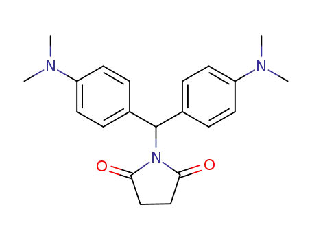 <i>N</i>-(4,4'-bis-dimethylamino-benzhydryl)-succinimide