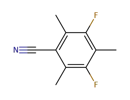 3,5-difluoro-2,4,6-trimethyl-benzonitrile