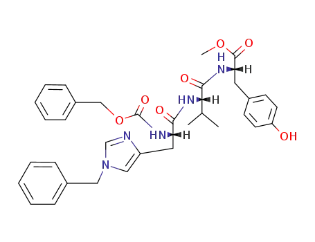 1-benzyl-<i>N</i><sup>α</sup>-benzyloxycarbonyl-L-histidyl=>L-valyl=>L-tyrosine-methyl ester