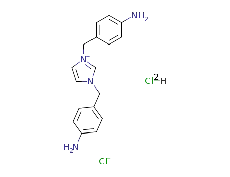 1,3-bis-(4-amino-benzyl)-imidazolium; chloride-dihydrochloride