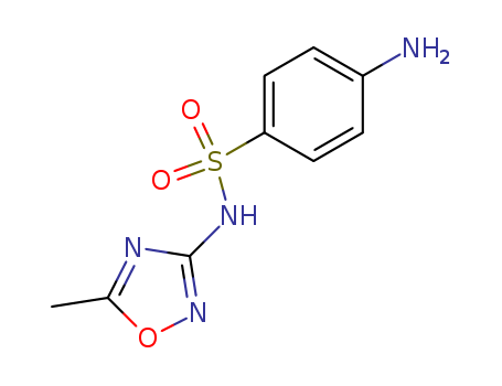 Benzenesulfonamide, 4-amino-N-(5-methyl-1,2,4-oxadiazol-3-yl)-
