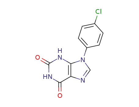 9- (4- 클로로 페닐) -3H- 퓨린 -2,6- 디온