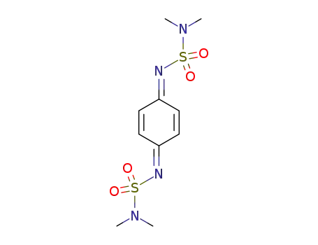 Molecular Structure of 7467-40-5 (Sulfamide,N,N''-2,5-cyclohexadiene-1,4-diylidenebis[N',N'-dimethyl- (8CI,9CI))