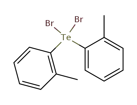 Bis(2-methylphenyl)tellurium dibromide