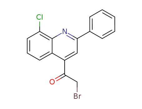 2-bromo-1-(8-chloro-2-phenylquinolin-4-yl)ethanone