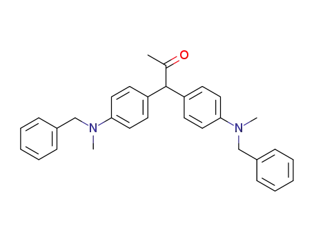 1,1-bis-[4-(benzyl-methyl-amino)-phenyl]-acetone