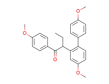 2-(4,4'-dimethoxy-biphenyl-2-yl)-1-(4-methoxy-phenyl)-butan-1-one