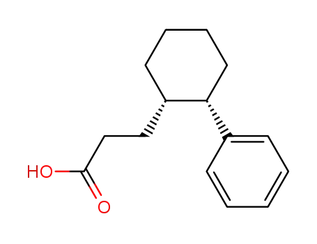 (+/-)-3-(<i>cis</i>-2-phenyl-cyclohexyl)-propionic acid