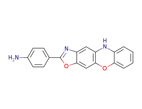 Molecular Structure of 59225-50-2 (4-(5<i>H</i>-oxazolo[4,5-<i>b</i>]phenoxazin-2-yl)-aniline)