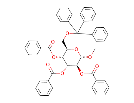 methyl-(<i>O</i><sup>2</sup>,<i>O</i><sup>3</sup>,<i>O</i><sup>4</sup>-tribenzoyl-<i>O</i><sup>6</sup>-trityl-α-D-altropyranoside)