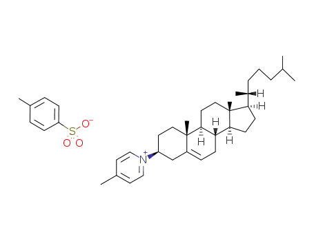 1-[10,13-dimethyl-17-(6-methylheptan-2-yl)-2,3,4,7,8,9,11,12,14,15,16,17-dodecahydro-1H-cyclopenta[a]phenanthren-3-yl]-4-methyl-pyridine; 4-methylbenzenesulfonic acid