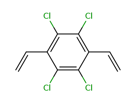 1,2,4,5-tetrachloro-3,6-divinyl-benzene