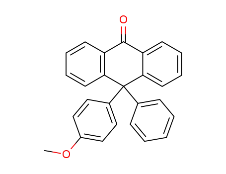 Molecular Structure of 6941-82-8 (10-(4-methoxyphenyl)-10-phenylanthracen-9(10H)-one)