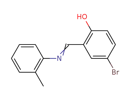 Molecular Structure of 15729-56-3 (4-bromo-6-{[(2-methylphenyl)amino]methylidene}cyclohexa-2,4-dien-1-one)