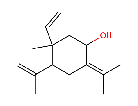 4-isopropenyl-2-isopropylidene-5-methyl-5-vinyl-cyclohexanol