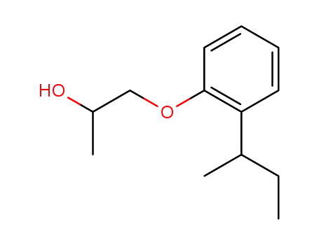 Molecular Structure of 5331-25-9 (1-[2-(butan-2-yl)phenoxy]propan-2-ol)