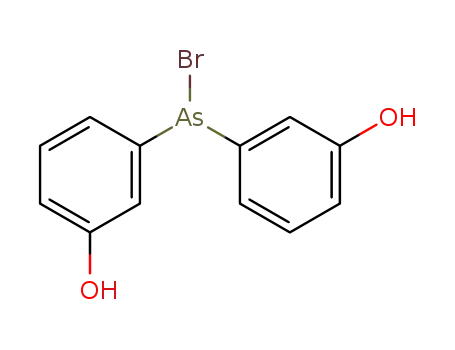 Molecular Structure of 6308-60-7 (bis(3-hydroxyphenyl)arsinous bromide)