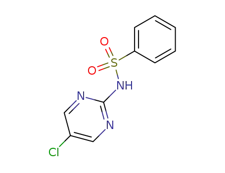 Molecular Structure of 5433-20-5 (N-(5-chloropyrimidin-2-yl)benzenesulfonamide)