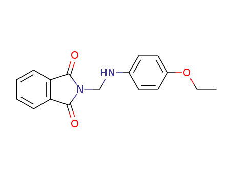 Molecular Structure of 7506-36-7 (2-{[(4-Ethoxyphenyl)amino]methyl}-1H-isoindole-1,3(2H)-dione)