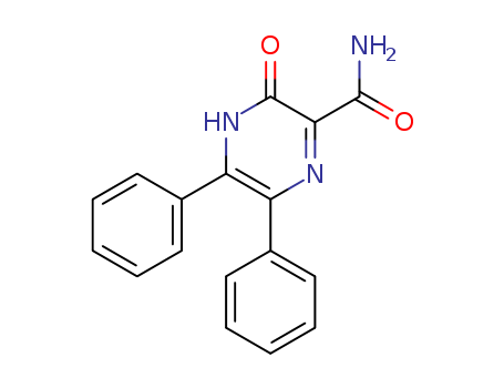 2-Pyrazinecarboxamide,3,4-dihydro-3-oxo-5,6-diphenyl- cas  34121-79-4