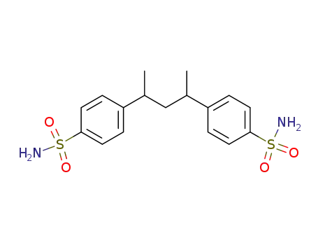 4,4'-(1,3-dimethyl-propanediyl)-bis-benzenesulfonic acid diamide