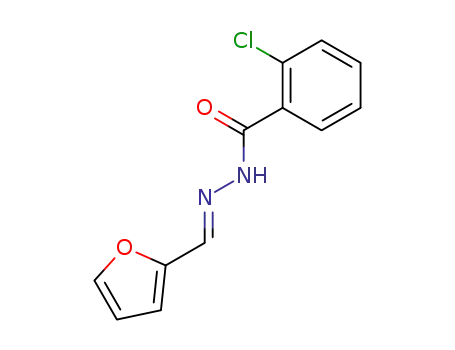 Molecular Structure of 93417-99-3 (furfural-(2-chloro-benzoylhydrazone))
