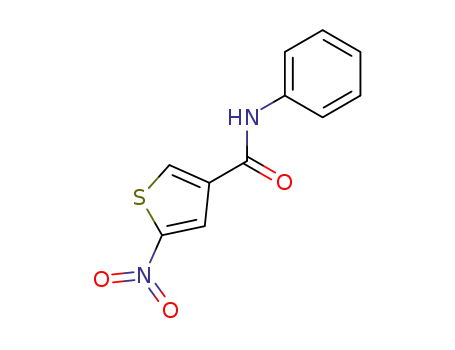 Molecular Structure of 146795-34-8 (5-nitro-N-phenylthiophene-3-carboxamide)