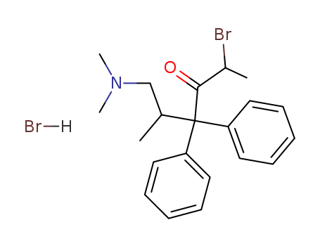 2-bromo-6-dimethylamino-5-methyl-4,4-diphenyl-hexan-3-one cas  7500-27-8