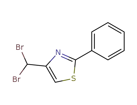 Molecular Structure of 20949-78-4 (4-dibromomethyl-2-phenyl-thiazole)