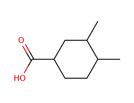 Molecular Structure of 681448-23-7 (Cyclohexanecarboxylic acid, 3,4-dimethyl- (9CI))