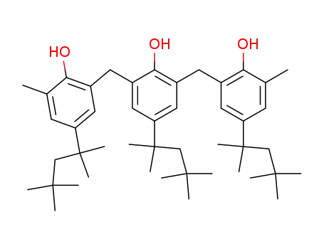 Phenol,
2,6-bis[[2-hydroxy-3-methyl-5-(1,1,3,3-tetramethylbutyl)phenyl]methyl]-4-
(1,1,3,3-tetramethylbutyl)-