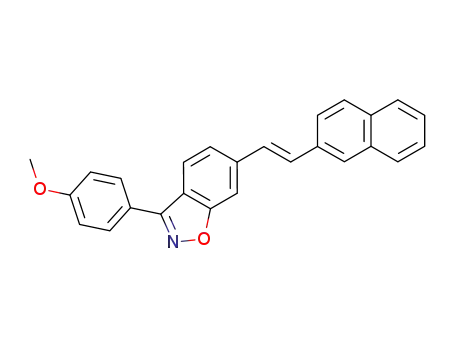 3-(4-methoxy-phenyl)-6-(<i>trans</i>-2-naphthalen-2-yl-vinyl)-benzo[<i>d</i>]isoxazole