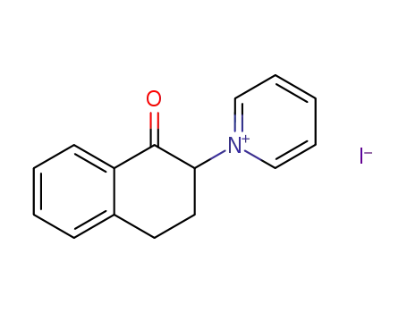 Molecular Structure of 6322-29-8 (1-(1-oxo-1,2,3,4-tetrahydronaphthalen-2-yl)pyridinium)