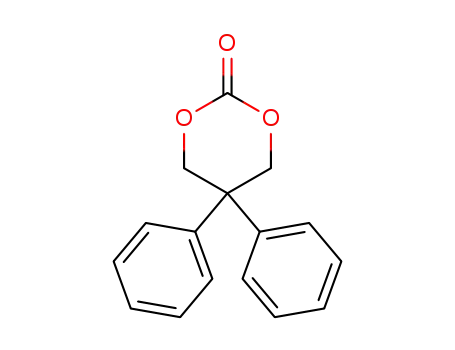 Molecular Structure of 97754-46-6 (5,5-diphenyl-[1,3]dioxan-2-one)