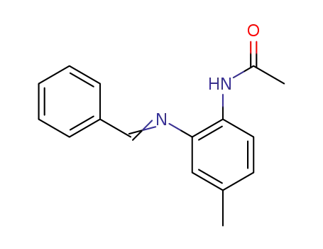 acetic acid-(2-benzylidenamino-4-methyl-anilide)
