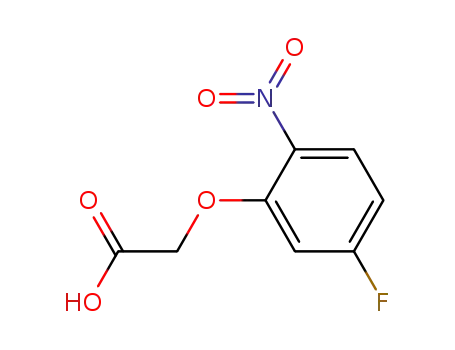 Molecular Structure of 396-03-2 ((5-fluoro-2-nitrophenoxy)acetic acid)