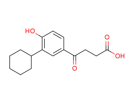 4-(3-cyclohexyl-4-hydroxy-phenyl)-4-oxo-butyric acid