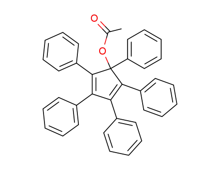 acetic acid-(pentaphenyl-cyclopenta-2,4-dienyl ester)