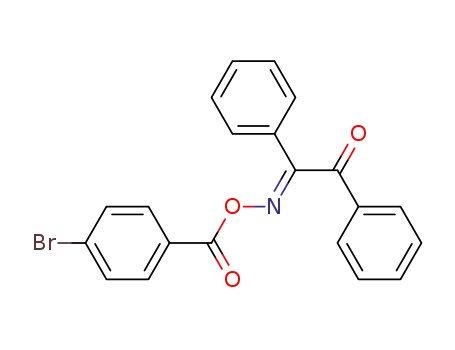 Molecular Structure of 16872-62-1 ((1Z)-1,2-diphenylethane-1,2-dione O-[(4-bromophenyl)carbonyl]oxime)