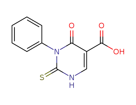 4-oxo-3-phenyl-2-thioxo-1,2,3,4-tetrahydro-pyrimidine-5-carboxylic acid