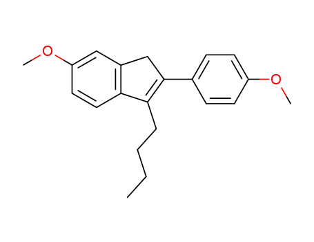 3-butyl-6-methoxy-2-(4-methoxy-phenyl)-indene